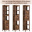 Armoire de rangement à 3 niveaux avec 2 tiroirs Loon Peak®-2034427137
