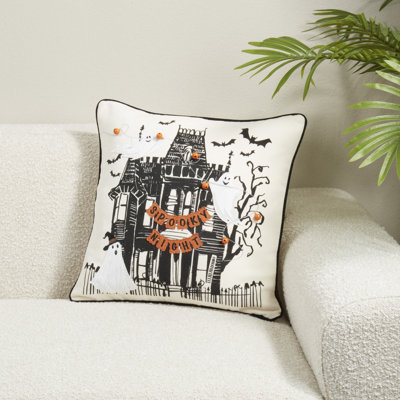 Coussin Spooky Night Haunted House