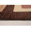 Tapis unique en laine noué à la main tadjik des années 1980 de 8 pi 2 po x 11 pi 2 po brun foncé Publius