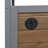 Rustic Foldable Outdoor Kitchen Island With Stainless Steel Top And Fir Wood Frame-124955583