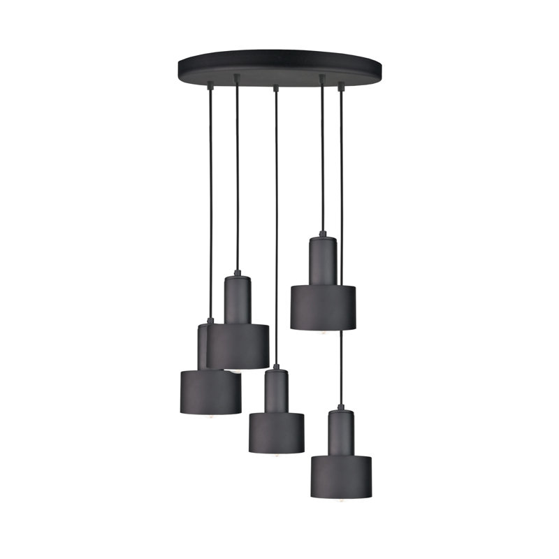 5 - Light Cluster Pendant, Black