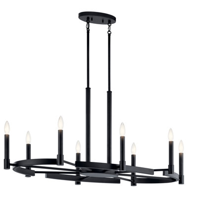 Lustre ovale Tolani 8Lt