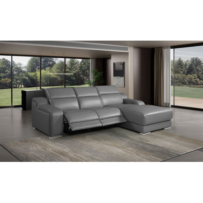 Canapé modulaire en forme de L gris foncé 3 pièces Southcrest