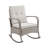 Baecher 2-Person Wicker Rocking Outdoor Seating Group with Glass-Top Side Table-423880890