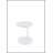 15.5" End Table With Height Adjustable Marble Textured Top-852441872-852441878