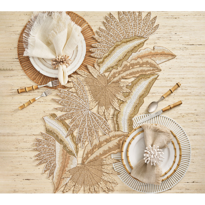 Java Handmade Floral Table Runnner