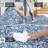 Blue Machine Washable Rugs for Bedroom Non-Slip Low Pile Throw Rugs with Rubber Backing Washable Carpet-1122484913