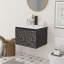 Meuble-lavabo flottant avec lavabo