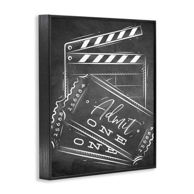 «Admit One Movie Billet», estampe numérique, conception de Kim Allen