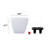 2-Pack Smart Self-Watering Planter Pot For Indoor And Outdoor - White - Square Cone-562440239