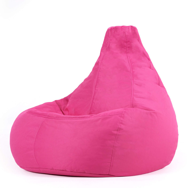 Dalton Water-Resistant High Back Recliner Bean Bag, Pink