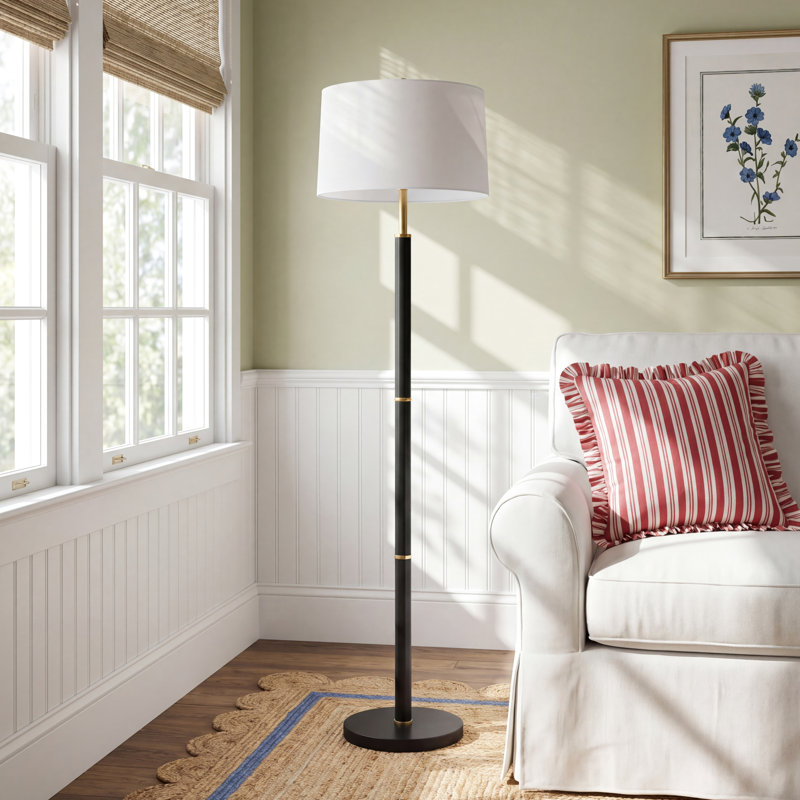 Cleves 61.5'' Gold Traditional Floor Lamp