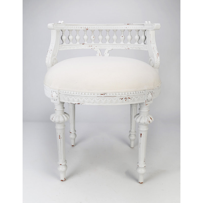 Hurst Linen Barrel Chair, White