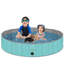 Piscine pliable pour chien - piscine et baignoire portables pour animaux de compagnie, PVC durable, drainage facile et conception sans gonflage-29430131-29430493