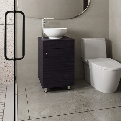 Everson Vanity Sink, Black, Bathroom