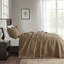 Ensemble de couvre-lit réversible moka-122524909