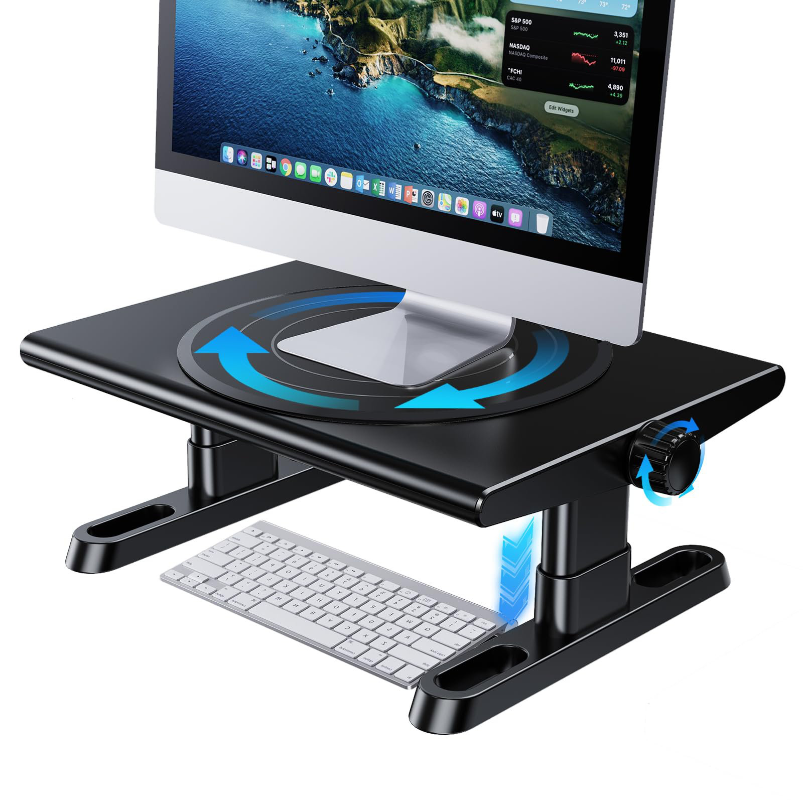 Inbox Zero Monitor Stand Riser for Desk | Wayfair