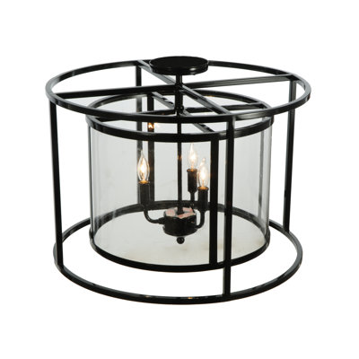 3 - Light Semi Flush Mount