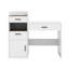 Bureau de coiffeuse 3 en 1 avec miroir rabattable