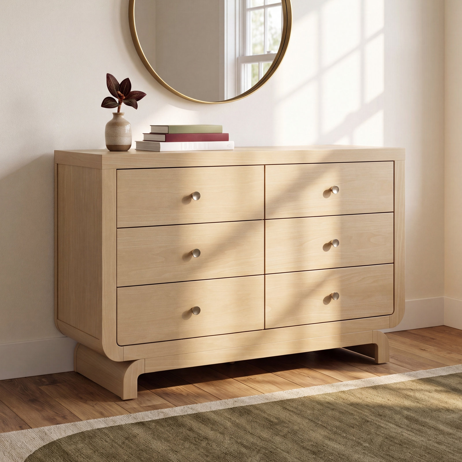 Santorini 6 Drawer Dresser, Driftwood