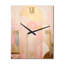 Golden City Dreams Retro Illustration I - Horloge murale moderne abstraite-99635675