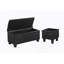 Grand ensemble de repose-pieds avec rangement, repose-pieds combiné 3 en 1, repose-pieds en lin-1514292811
