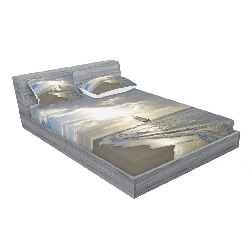 Microfiber Sheet Set, Full Sheet Set with Fitted Sheet