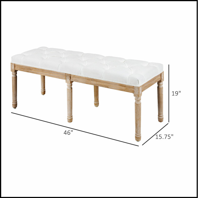 Banc de chambre 46 po