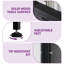  Ensemble 2 pièces commode à 4 tiroirs l 17,7 po avec tiroirs de rangement pliables-972462727