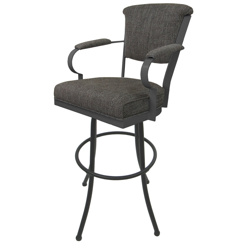 Tabouret pivotant Ivette, gris