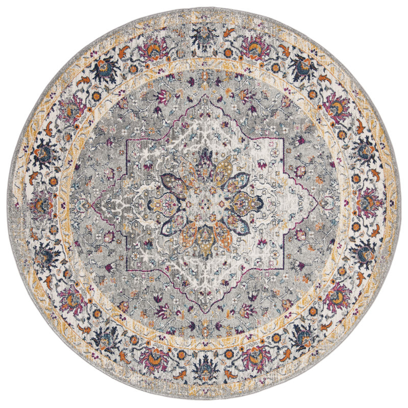 Balch Performance Oriental Rug, Round 6'7"