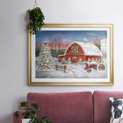 Anticipating Christmas, reproduction d'art encadrée