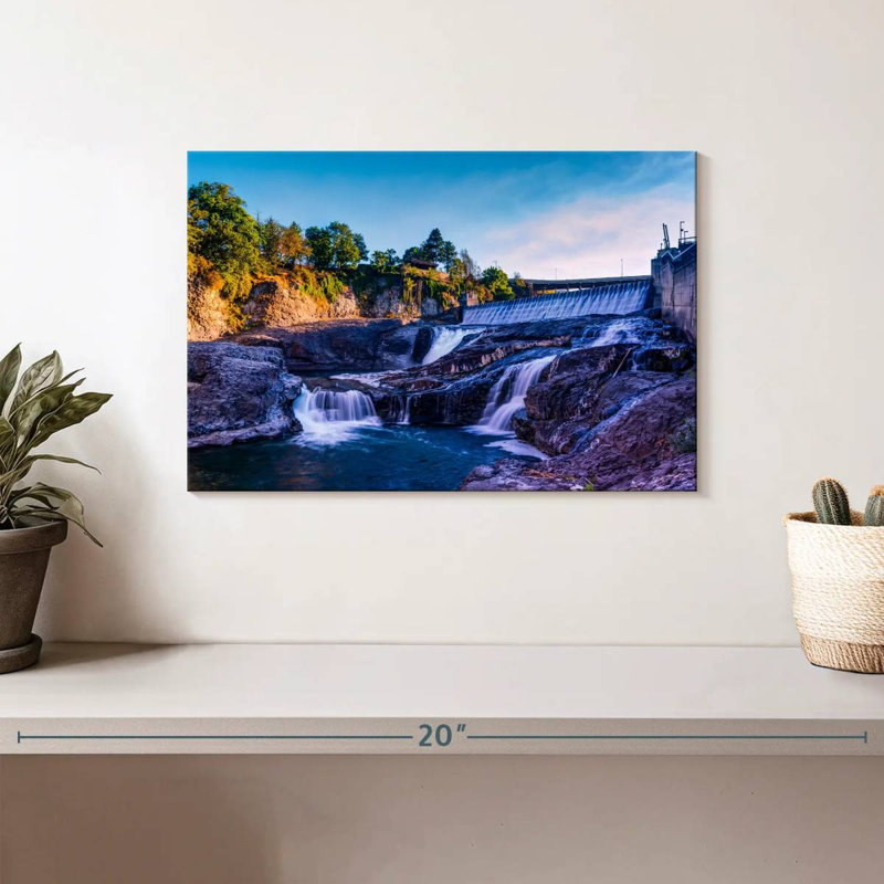 Alvord Spokane Falls And Dam, 8" H x 12" W