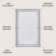 Mariques Classic 2-Stripe Border Washable White/Gray Rug