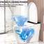 Toilette portative intelligente avec siège chauffant, chasse d'eau automatique et télécommande - Jet siphonique, batterie de secours, ouverture / fermeture d'eau chaude instantanée, séchage à l'air, jet de réglage de la température du siège pour