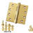 4" H x 4" W Solid Brass Ball Bearing Single Butt Door Hinge-63906298