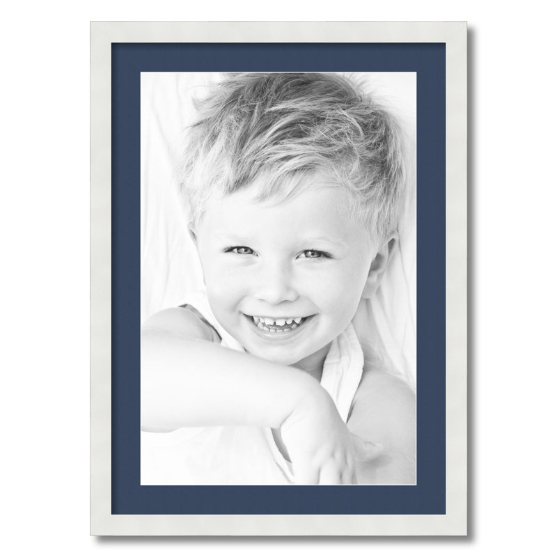 Cadre pour photo simple 16 po x 24 po en bois mat, Bleu minuit