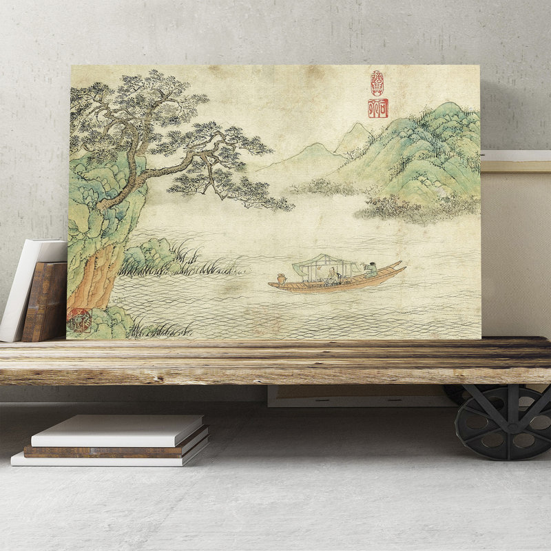 Du Qiong - Wrapped Canvas Painting, 70cm H x 100cm W