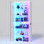 Vitrine 70,9 "à porte en verre T avec lumière RVB, armoire de rangement à 6 niveaux avec capteur de corps humain -2109808864