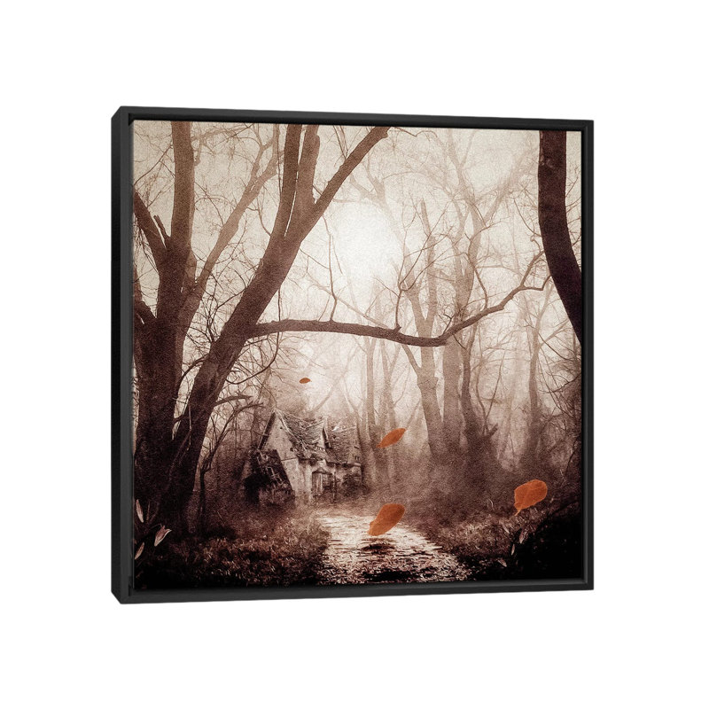 Secret Place, reproduction de photo sur toile tendue, H 26 po x l 26 po x P 1,5 po, Toile avec cadre noir, Pas de tapis