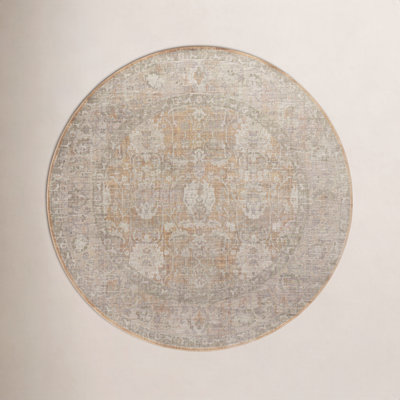 Chris Loves Julia x Loloi Rosemarie Oriental Gold/Sand Area Rug