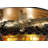 Rustic Lodge Glass Semi Flush Mount