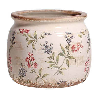 Ceramic Flower Pots For Indoor Plants, 6.29" Planters With Drainage, Home Decor