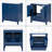 Huckeba 30'' Free Standing Single Bathroom Vanity with Ceramic Top-2101664832