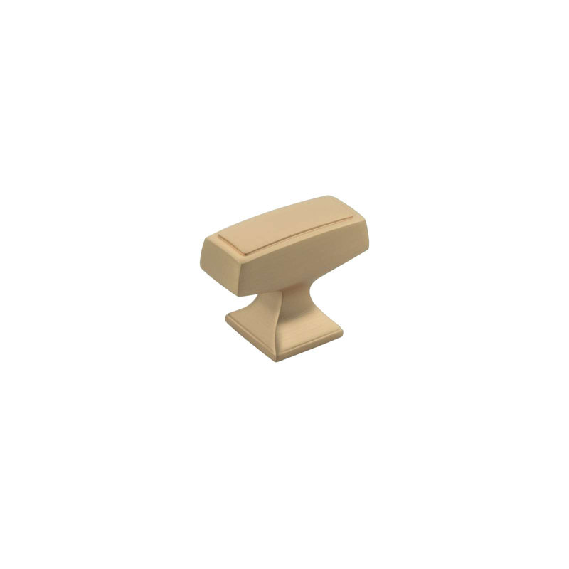 Modket 1 5/8" Solid Bar Knob, Brushed Champagne Bronze