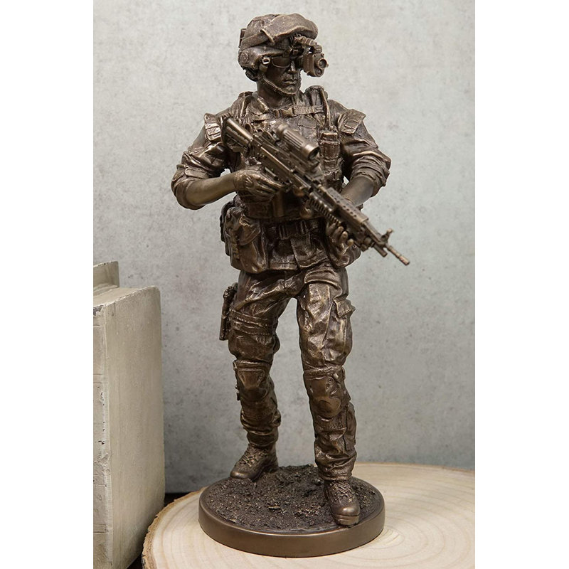 Statue de soldat de la mission cachée de la mission militaire des États-Unis