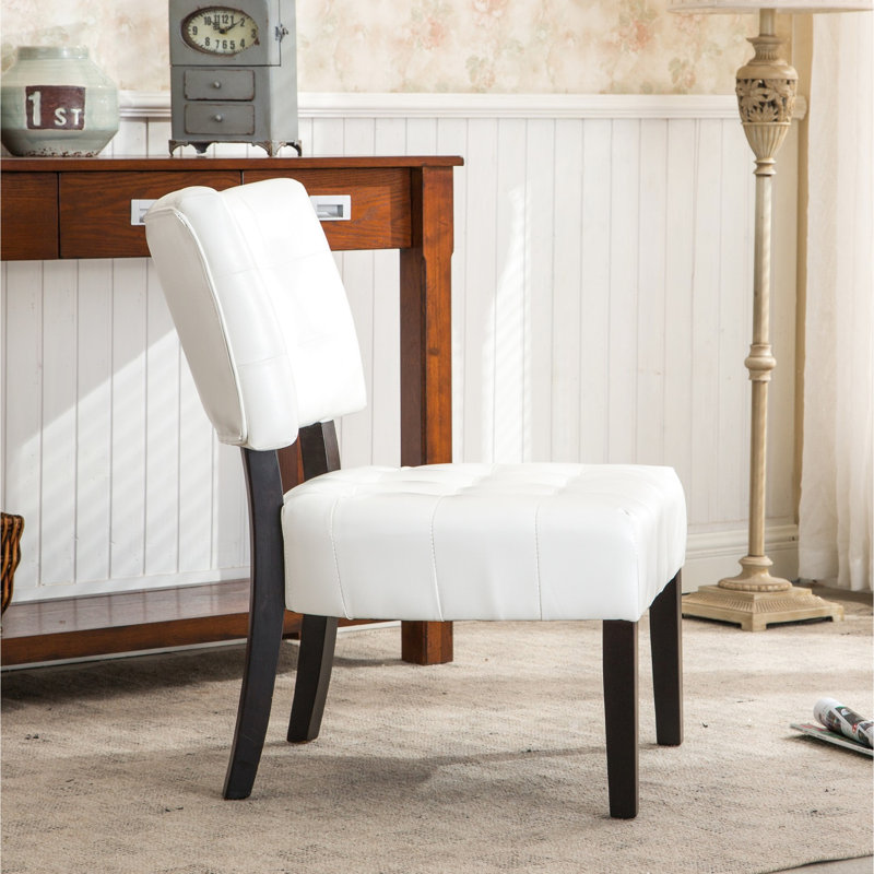 Fauteuil en cuir mélangé avec assise surdimensionnée, durabilité et magnifique décoration ornementale, Ivoire ivoire