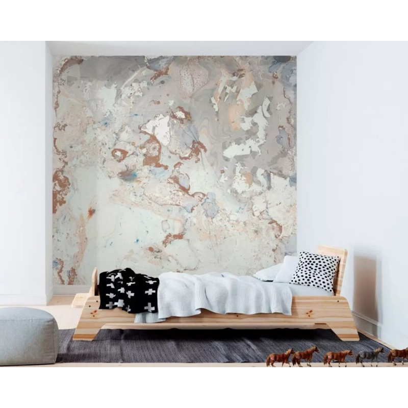 Papier peint peinture à l'huile Derick, l 204 po x L 114 po