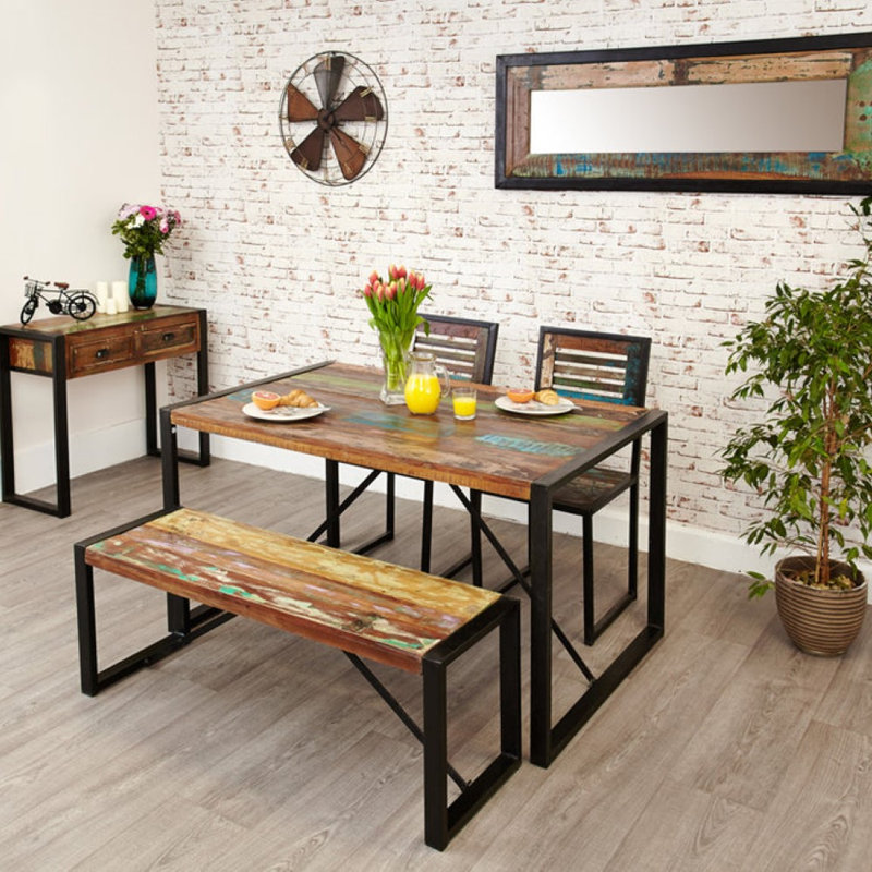 Kusilvak Wood Bench, Expresso, 45cm H x 150cm W x 35cm D