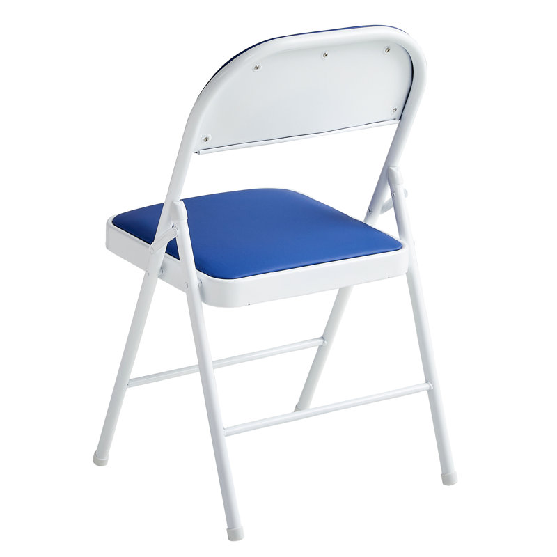 Crume Folding Chair (set of 4), Blue